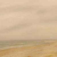 Fog At Tom Nevers New Beach 12x24 Fog At Tom Nevers New Beach 12x24