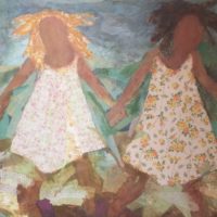 Best Friends 40x30