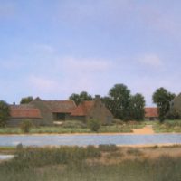 A French Hamlet 24x46