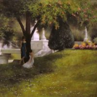 Public Garden Boston 30x38