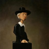 Study For Self Portrait of Marten Looten 18x14