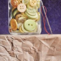 Buttons on Paper 40x24
