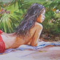 Under The Palms 13x20