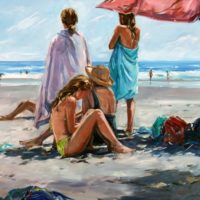 Under The Umbrella 18x24