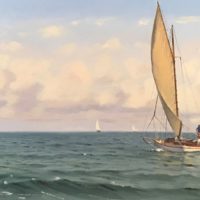 On a Run Towards The Marker 10x20