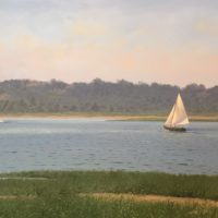 Sailing On Monomoy Bay 24x36