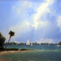 Slight Breeze Along The Waterway 13.5x21.5 Slight Breeze Along The Waterway 13.5x21.5