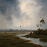 Storm Light On The Marsh 9x12 Storm Light On The Marsh 9x12